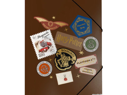 Carpeta Oficio 3 Solapas Mooving - Harry Potter Hogwarts