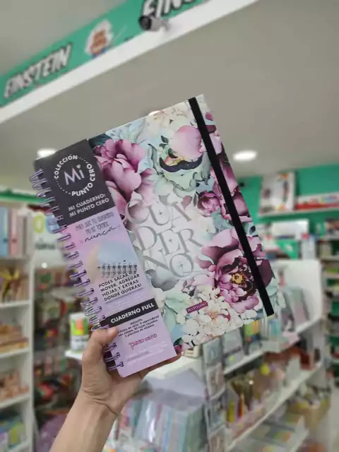 Cuaderno A4-punto cero-full-flores