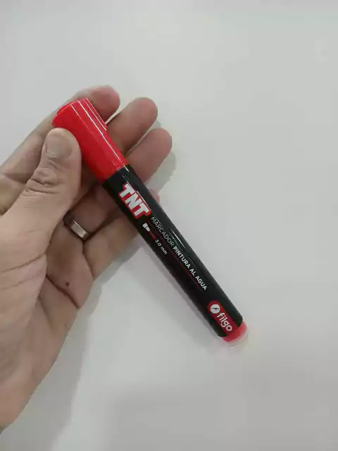 Marcador pintura al agua tnt-filgo-rojo
