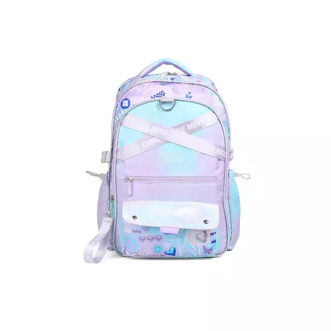 Mochila Diagonales Espalda 18” CHIMOLA - Pop Light Purple