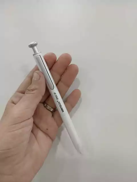 Lapicera de gel-tinta negra-writech-blanco