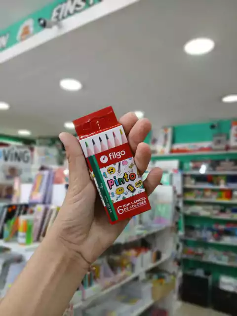 Minis lapices de colores-filgo-x6