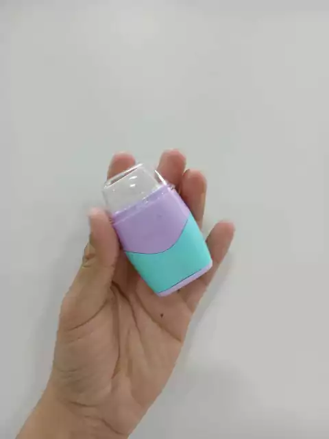 goma de un lado y del otro sacapuntas-keyroad-aqua