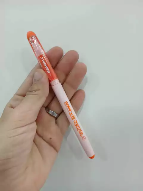 Lapicera roller tinta gel borrable-2G school-simball-rosa