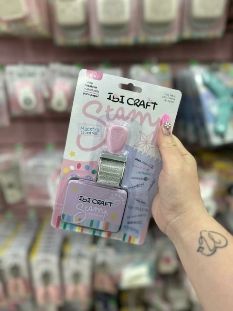 Sello rotativo 12 en 1 - Docente en español - Ibi craft - comprar online