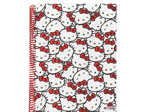 Cuaderno Universitario Rayado MOOVING - Hello Kitty
