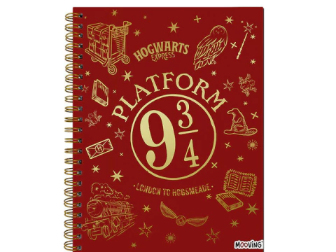Cuaderno A4 Tapa Dura Mooving - Harry Potter 93/4