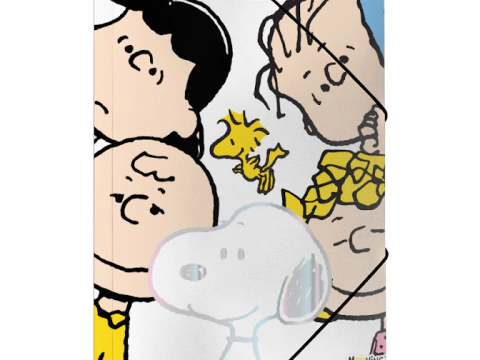 Carpeta Oficio 3 Solapas Mooving - Snoopy Amigos