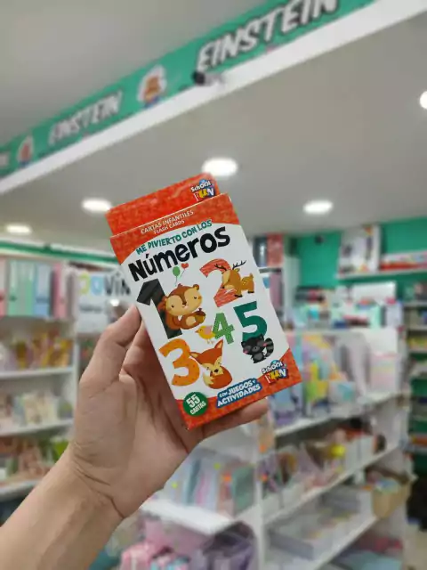 Cartas infantiles para apreder-numeros