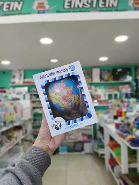 Globo terraqueo multigiro-politico-10cm