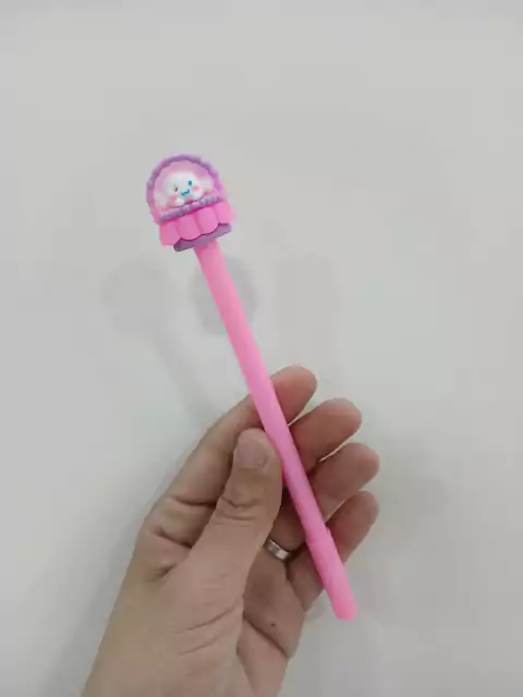 Lapicera fantasy-cinnamaroll rosa