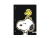 Carpeta N3 Dos Tapas Mooving - Snoopy Negro
