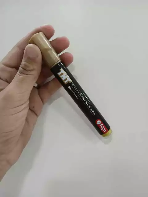 Marcador pintura al agua tnt-filgo-metalizado dorado