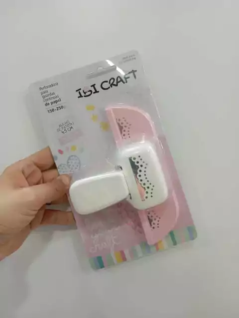 Perforadora para Guardas Continuas de papel con forma- Ibi Craft - puntillas