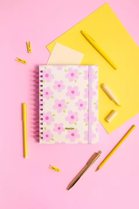 Mi PC ♥ Cuaderno A5 - Flores cute