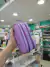 Cartuchera doble cierre charol -violeta con estrellitas