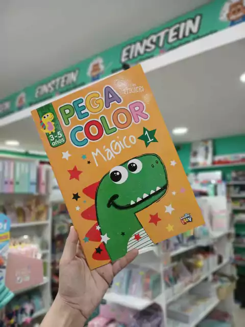 Pega color magico 1 -dinosaurio