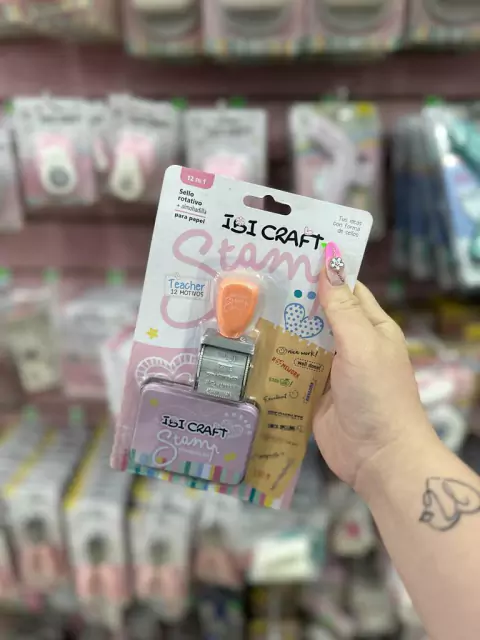 Sello rotativo 12 en 1 - Docente en ingles