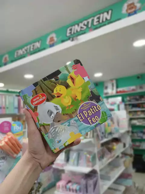 Cuento con rompecabezas-mis maravillosos clasicos-el patito feo