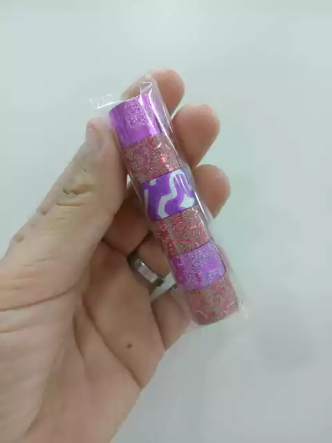 Mini washi tape-x6-rojo