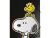 Carpeta Oficio 3 Solapas Mooving - Snoopy Negro