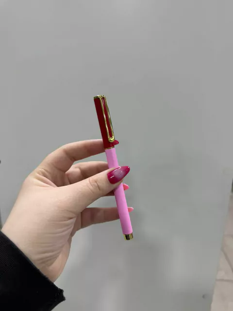 lapiceras colorfull con estuche fw-rojo y rosa