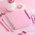 Cuaderno A5 Rosa Pastel - Be Positive