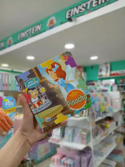 Cuento con rompecabezas-mis maravillosos clasicos-pinocho