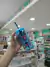 vasito con bombilla-stitch-azul