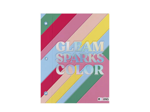 Carpeta N3 Dos Tapas Mooving - Rainbow Multicolor