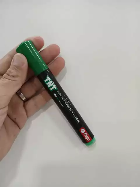 Marcador pintura al agua tnt-filgo-verde