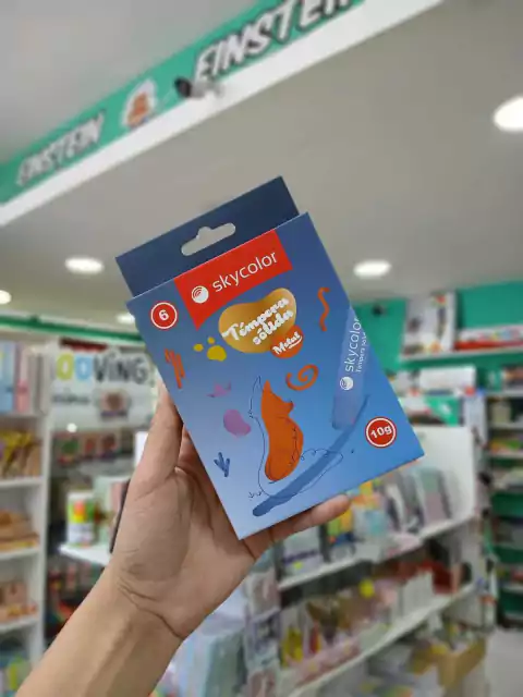 Temperas solidas-skycolor-metal-x6