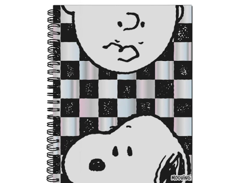 Cuaderno A4 Tapa Dura Mooving - Snoopy cuadrados