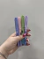 Kit de 4 Plumas borrables kawaii de colores degradados