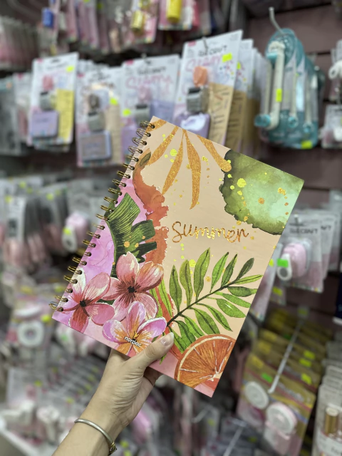 Cuaderno cuadriculado tapa dura Norpac - Summer