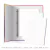 Carpeta A4 con repuestos (104 hojas) - Norpac (aqua con flores) - tienda online