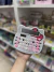 Calculadora de Hello Kitty con glitter plateado