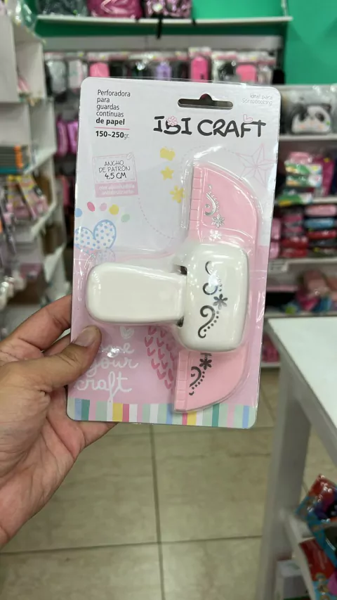 Perforadora para Guardas Continuas de papel con forma- Ibi Craft - Flores Deco