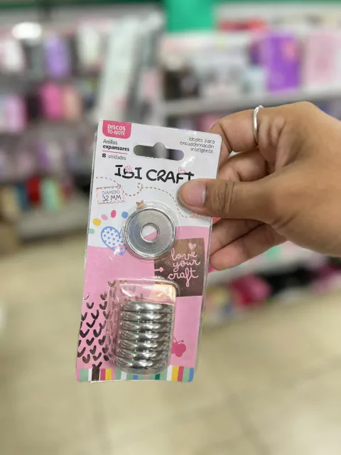 Anillos Expansores Ibi Craft- Plateado