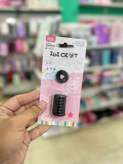 Anillos Expansores Ibi Craft- Corazón Negro