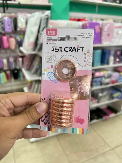 Anillos Expansores Ibi Craft- Rosado