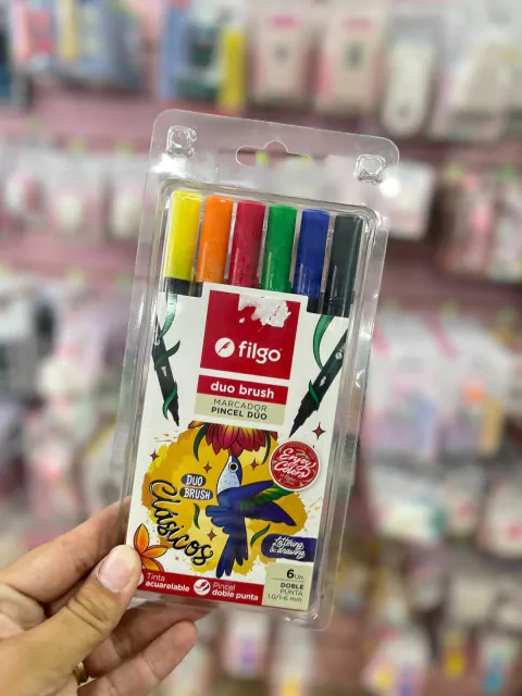 Marcadores Duo Brush X6 - Filgo