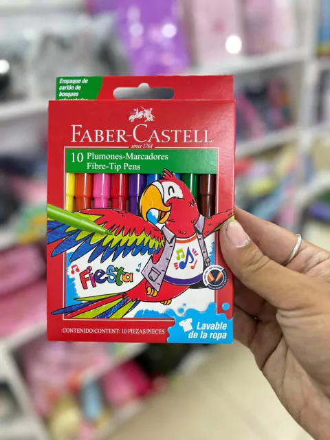 Marcadores Fiesta X10 - Faber Castell
