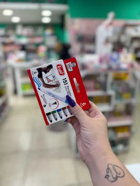 Marcadores Para Pizarra 151 - Trabi X6