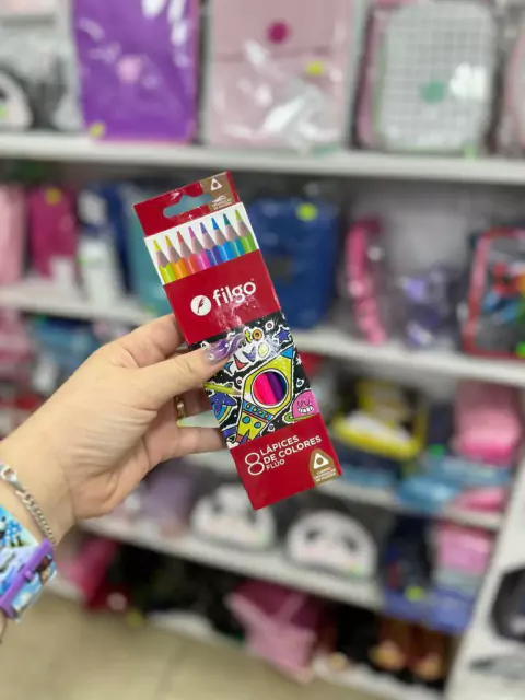 Lápices de Colores Fluo - Filgo X8