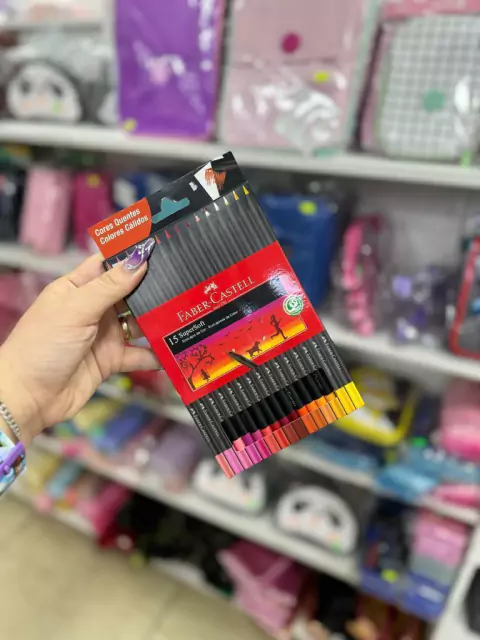 Lápices Tonos Cálidos SuperSoft - Faber Castell X15