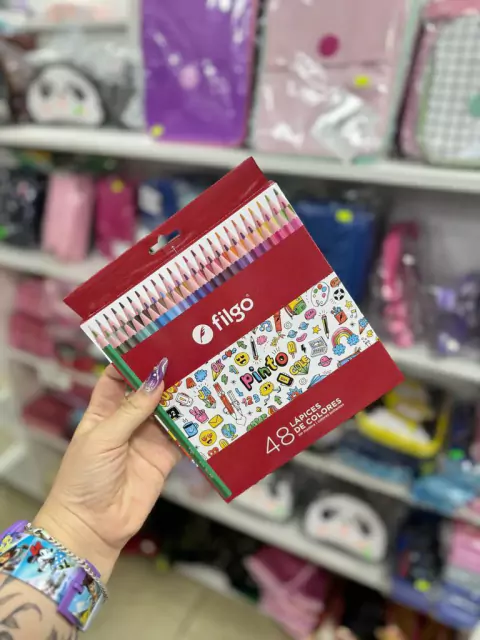 Lápices de Colores Brillantes X48 - Filgo