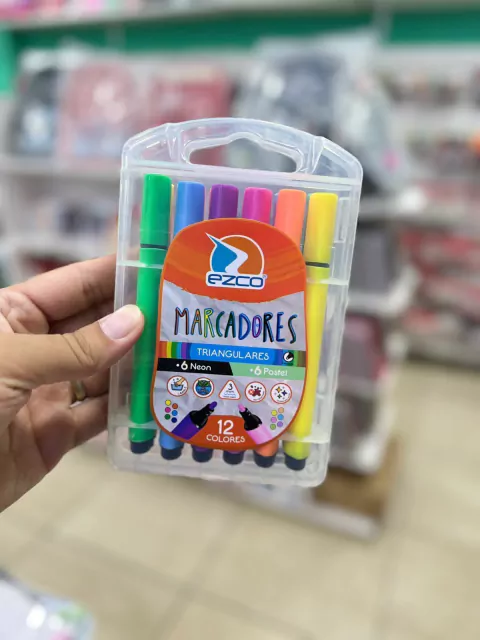 Marcadores Triangulares - Ezco X12