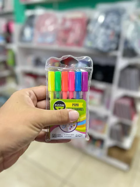 Mini Resaltadores Fluo - Pizzini X6