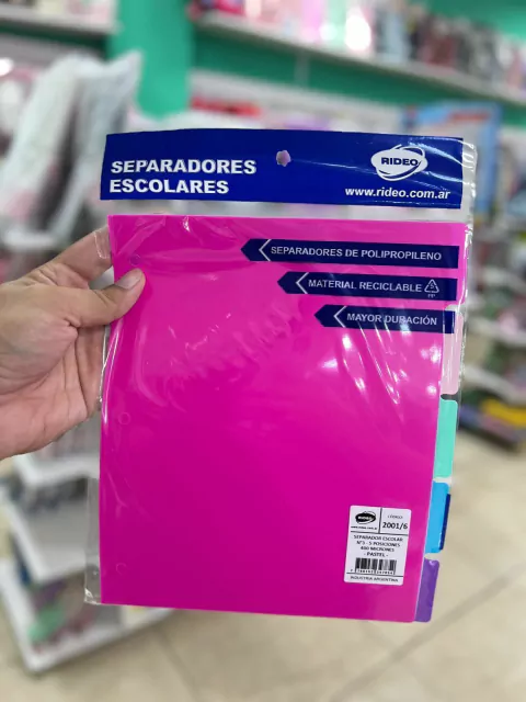 Separadores Escolares - Rideo